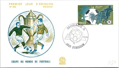Monaco FDC 1978 SC #1109 Football World Cup - J21267 - Image 1 of 2