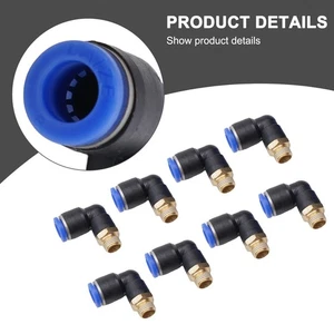 New Useful Fitting Parts Practical Replacement 8PCS Connector Tube 8mm - Picture 1 of 12
