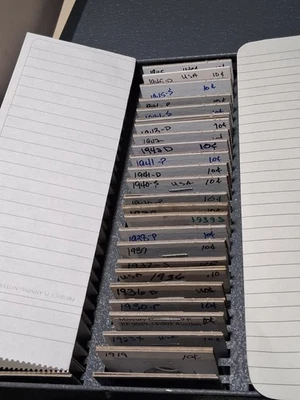 25 monedas de diez centavos de mercurio mixtas 90 % plata Foto 1 de 4