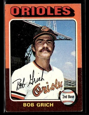 1975 Topps Bob Grich #225 - Image 1 of 2