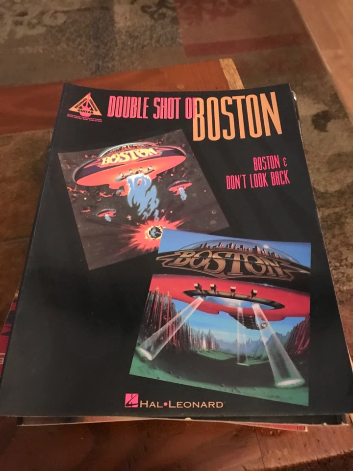 BOSTON DOUBLE SHOT OF BOSTON : SELF-TITLED AND DON'T LOOK GUITAR TABLATURE BOOK - Image 1 of 1