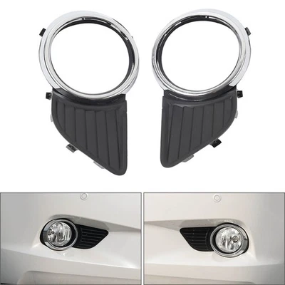 1 Pair Front Fog Light Bezel Cover For Toyota Sienna 2011-2017 - Изображение 1 из 4