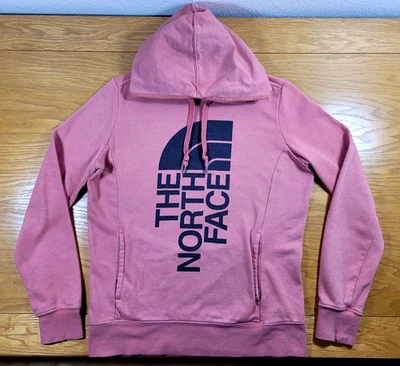 The North Face Hoodie Womens Medium Peach Black Ladies Sweater Hooded Sweatshirt - Image 1 of 4