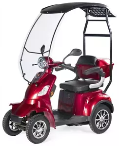 SCOOTER DE MOVILIDAD ELÉCTRICA 4 RUEDAS 1000W VELECO MÁS RÁPIDO con dosel - Imagen 1 de 12