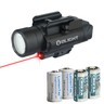 Details about Olight Baldr RL 1120 Lumen Tan Rail Light, Red Laser Sight + 2x CR123A Batteries