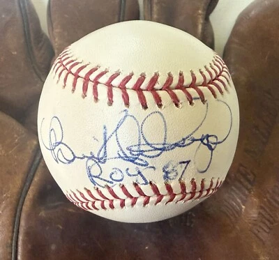 Benito Santiago Signed Autographed "ROY 87" Official Major League (OML) Baseball - Image 1 of 2