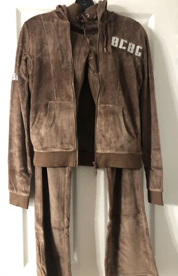 BCBG Maxazria большой коры коричневый женский спортивный костюм BCV11043P брюки/куртка $280 - Изображение 1 из 4