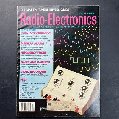 RADIO ELECTRONICS Magazine Vintage October 1978 - Buyers Guide - Image 1 of 3