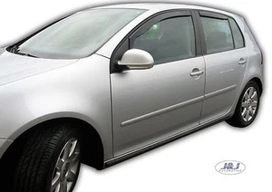 Deflectores de viento para VW Golf Mk5 GTI 2003-2009 5 puertas juego de 4 piezas tintado Heko - Imagen 1 de 6