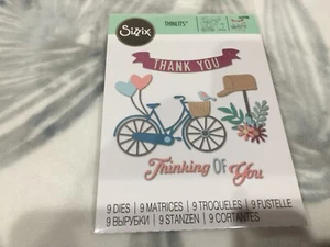 Sizzix Thinlits  9 Dies 664788, Nature Trees Flowers New - Picture 1 of 3