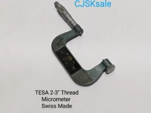 TESA 2-3" Thread Micrometer Swiss Made (USED). - Picture 1 of 9