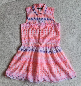 Girls Brightly Coloured Sleeveless Dress Age 10-11 Yrs Brand New Without Label - Picture 1 of 11