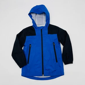 Wonder Nation Youth Boys Size XS 4/5 Hooded Front Zip Windbreaker Jacket 1155 - Picture 1 of 5