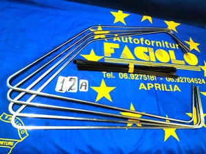 RASAVETRO FIAT 128 CL PORTA ANTERIORE CORNICE ACCIAIO 4pz.D/S.PROFILO PL.(NUOVO) - Foto 1 di 8