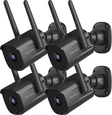 ZOSI 4PK 1080P TVI Day Night 24 IR Leds Outdoor CCTV Bullet  Security Camera - Image 1 of 2