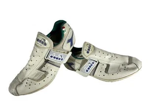 DIADORA Vintage Cycling Road Shoes EU41 US7 UK6 Mondo 245 cs522 - Picture 1 of 7