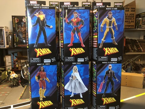 MARVEL LEGENDS Astonishing X-MEN 6" SET OF 6 CH'OD Build a Figure Cover
