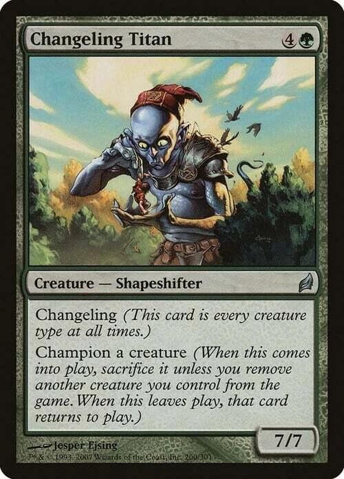 Magic The Gathering MTG CHANGELING TITAN Lorwyn NM Near Mint - Image 1 of 1