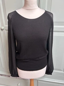 Velvet by graham and spencer Cashmere Mix and Silk Top Small - Picture 1 of 15