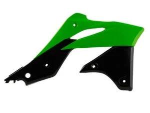 Spoiler radiatore Rtech adatto a Kawasaki KX 250F 13-16 verde/nero - Foto 1 di 1