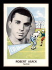 1961 Nu-Cards Football Stars #158 Robert Asack - Crease Free