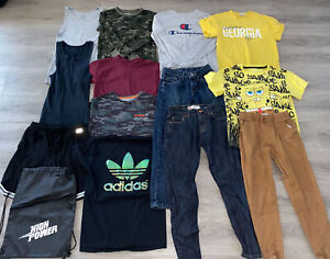 Boys Clothing Lot, Size 14 & Equivalent 14 Items,, Levi’s, Champion, Adidas, Gap