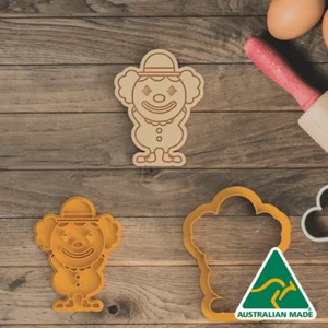 Clown Cookie Cutter and Embosser Stamp - Picture 1 of 4