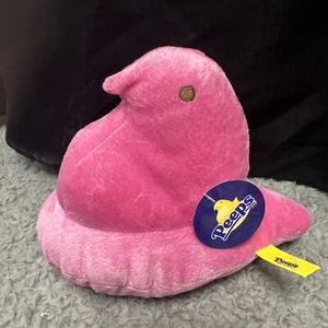 Peeps Pink Chick Plush Approximately 7" X 4.5" X 9" Embroidered Eyes 2013 NWT - Picture 1 of 3