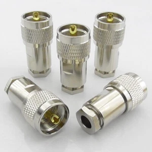5 Stück PL259 UHF Stecker Klemme Typ Kompression für Aircell 7 Ultraflex 7 LMR300 - Bild 1 von 5