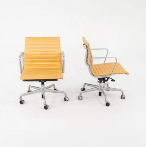 2014 Herman Miller Eames Aluminum Group Management Desk Chairs in Tan 12+ Avail - Picture 1 of 12