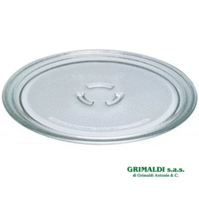PIATTO IN VETRO PER FORNO A MICROONDE WHIRLPOOL ORIGINALE 481246678407 Ø 28 cm