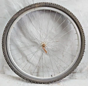 Shimano Exage Front 26" MTB Bike Wheel HB-RM50 100mm Araya VP-20 Fast US Shipper - Picture 1 of 13