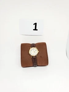 Timex T200721 Indiglo WR 30M MOP Dial Gold Tone Date - Picture 1 of 15