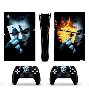 SALE For PS5 Slim JOKER Movie Theme Console Controller Skin Sticker Decal Cover - Picture 1 of 23