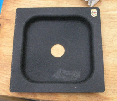 Linhof   Kardan 162mm Squar 20mm recessed  Lens board for compur 00 26.5mm hole - Image 1 of 4