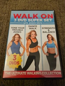 Walk On 3 DVD Super Set Jessica Smith Tone Trouble Zones Dance Strength Balance - Picture 1 of 4
