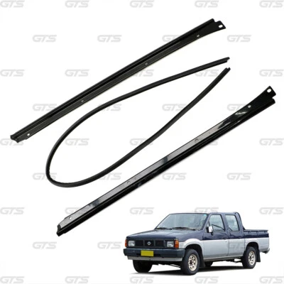 3Pcs. Front Windshield Reveal Molding Seal For Nissan Big-M D21 Hardbody 1986 97 Foto 1 de 4