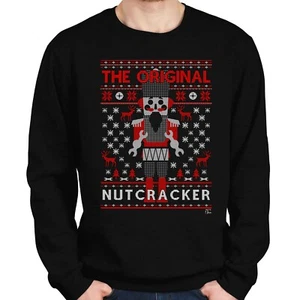 1Tee Herren The Original Nutcraker Toy Soldier Sweatshirt Pullover - Bild 1 von 11