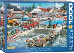 Rompecabezas Eurographics; Let's Go Fishing de Ken Zylla; 1000 piezas - Imagen 1 de 2