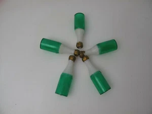 VINTAGE LOT OF 5 PLASTIC BOTTLE CHRISTMAS/PARTY  TREE  LIGHT COVERS - Picture 1 of 4