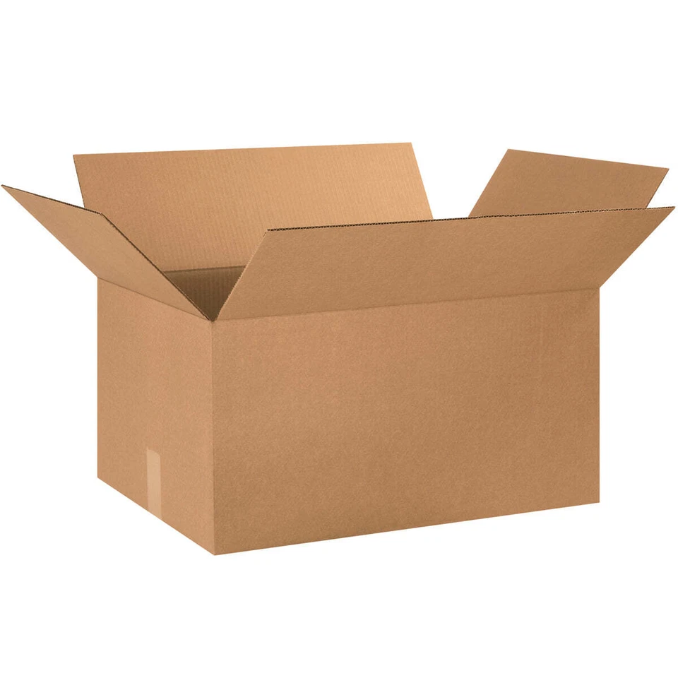 24x16x12" Corrugated Cardboard Boxes Shipping Packing Moving Supplies 10 Total - Image 1 of 1