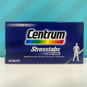 Centrum Stresstabs Zinc Vitamin Minerals 600 Fórmula de Alta Potencia Aliviar el Estrés - Imagen 1 de 13