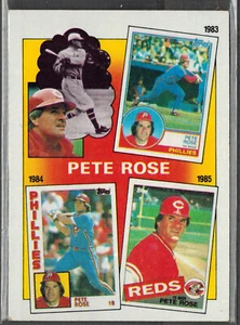 1986 Topps ~ Pete Rose años 83-85 7 - Imagen 1 de 2