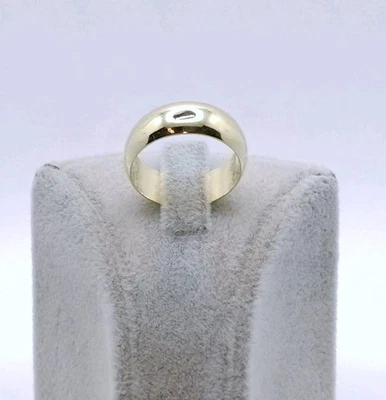 Breiter Bandring Gold 585er Ehering Trauring 14 Karat Goldring Damenring  - Bild 1 von 4