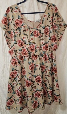 American Rag цветочный колена платье 1XL отличном состоянии - Изображение 1 из 4