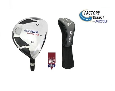 AGX DISPLAY ITEM MENS XS 30° #11 FAIRWAY WOOD RH or LH; GRAPHITE ANY SIZE & FLEX - Image 1 of 4