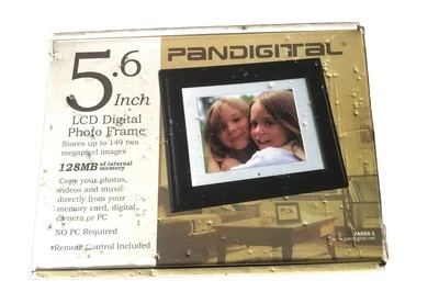 Pandigital 5.6 Inch LCD Digital Photo Frame — PAN56-1 — New / Open Box / Unused  - Image 1 of 3