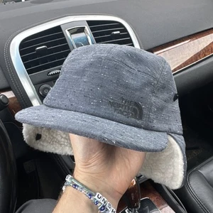 The North Face Hampshire Ear Flap Sherpa Lined Trapper Hat Cap - Picture 1 of 8