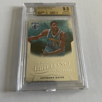 2012 Panini Brilliance #234 Anthony Davis Rookie Card BGS 9.5 Gem Mint - Image 1 of 4