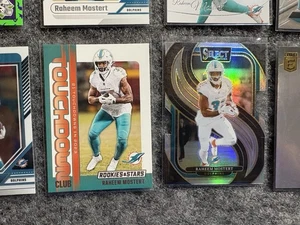 Raheem Mostert 2024 Select SILVER Prizm Die-Cut #188 & Touchdown Club & 6+ - Picture 1 of 3